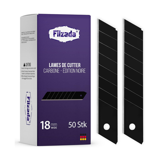 Lames de cutter 18 mm - FILZADA - Acier au carbone